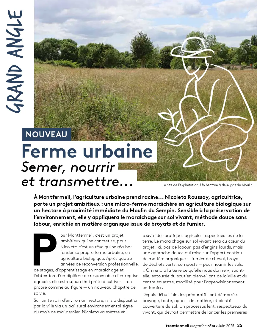 Article paru dans le Mag de la Ville